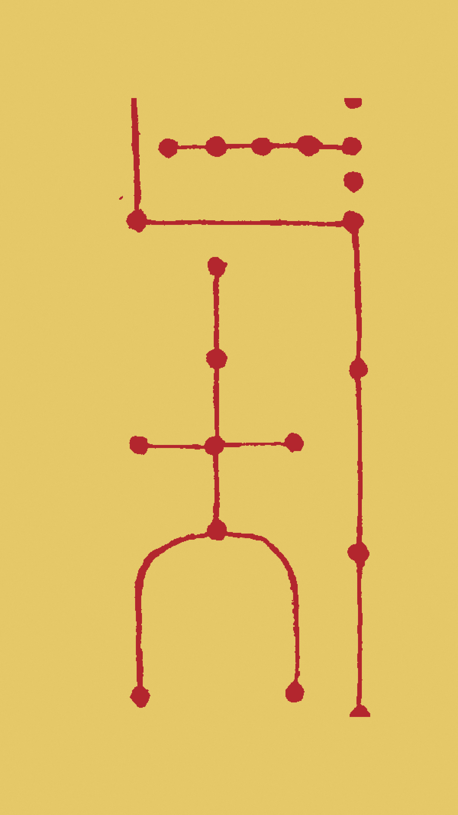 Talisman for Averting Thieves and Night-Time Harm preview on yellow talisman paper
